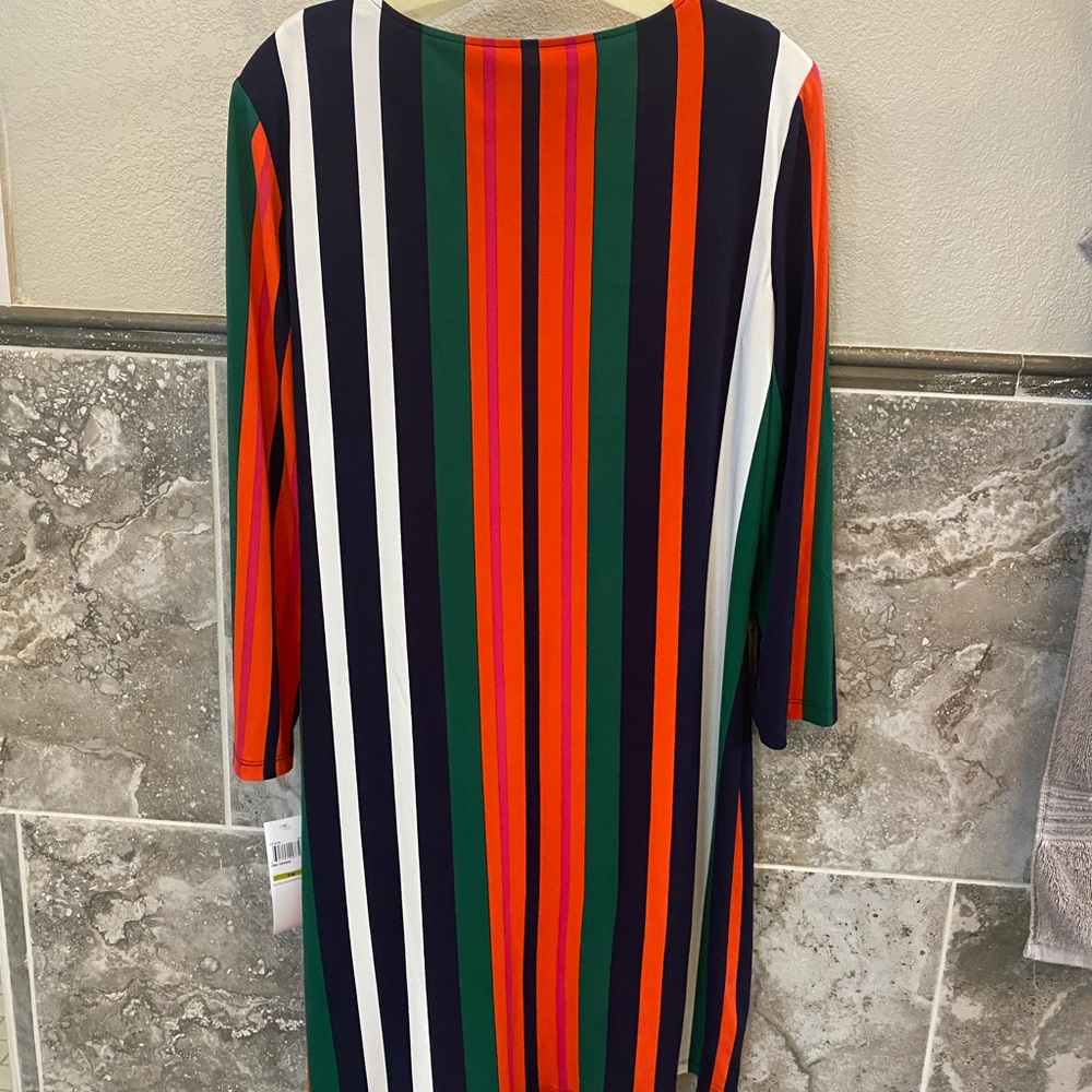 London Times size 14 dress. Tie at the waist. NWT - Picture 4 of 8